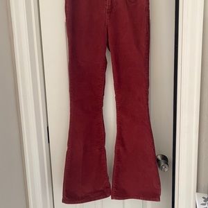 Corduroy Levi flare leg pants